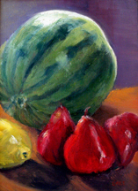 Watermelon Lemon and Pears